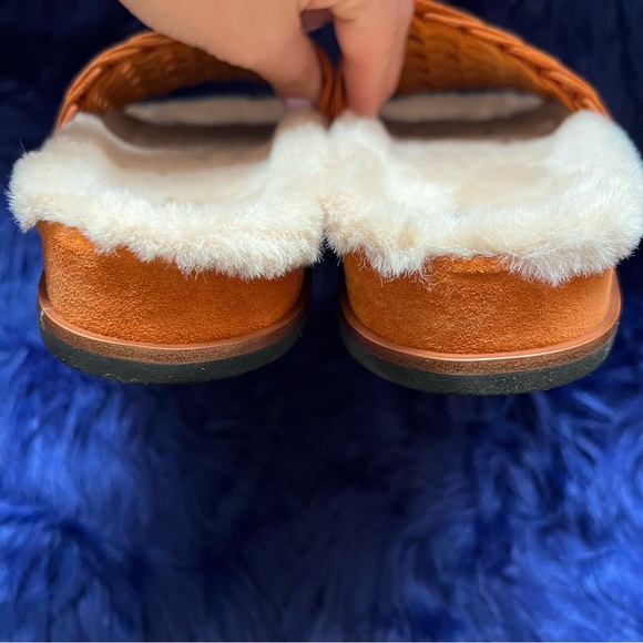 New! RAG & BONE Bailey Faux Shearling Lined Slippers Slides - Picture 7 of 9